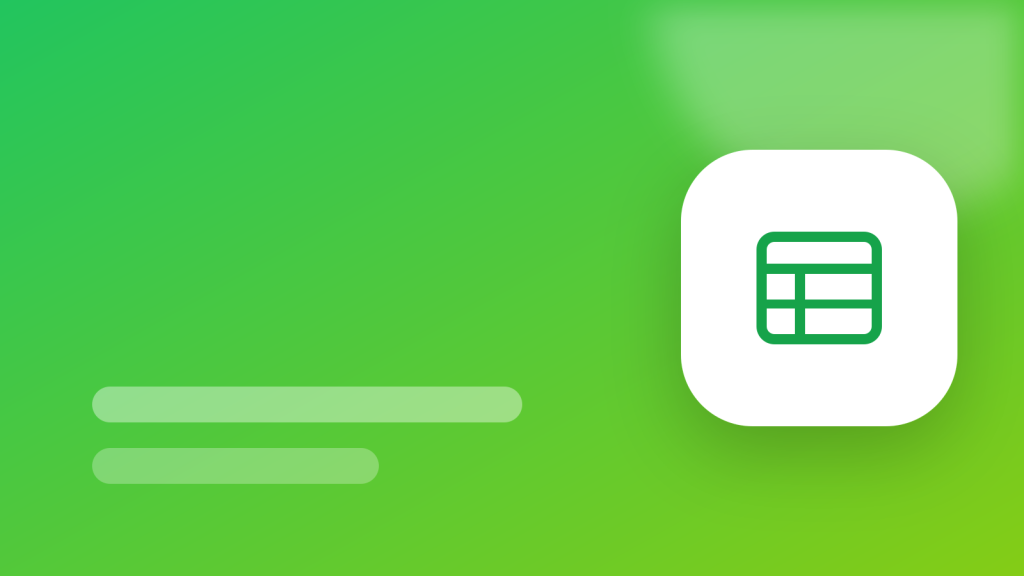 Flexa Data Table block — dashboard thumbnail