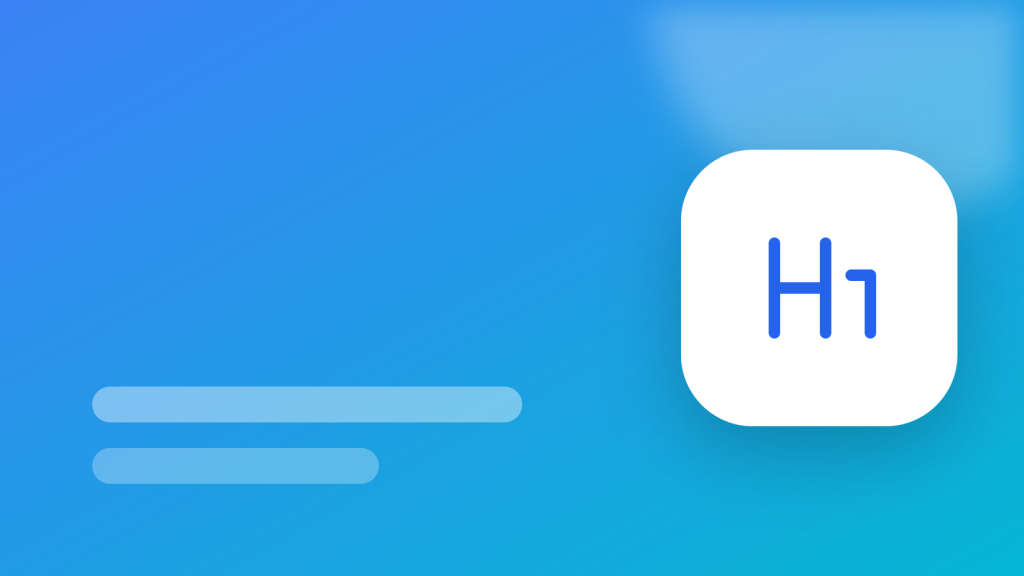 Flexa Heading block — dashboard thumbnail