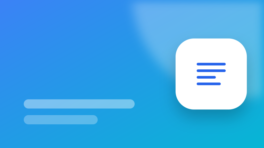 The Flexa Text block